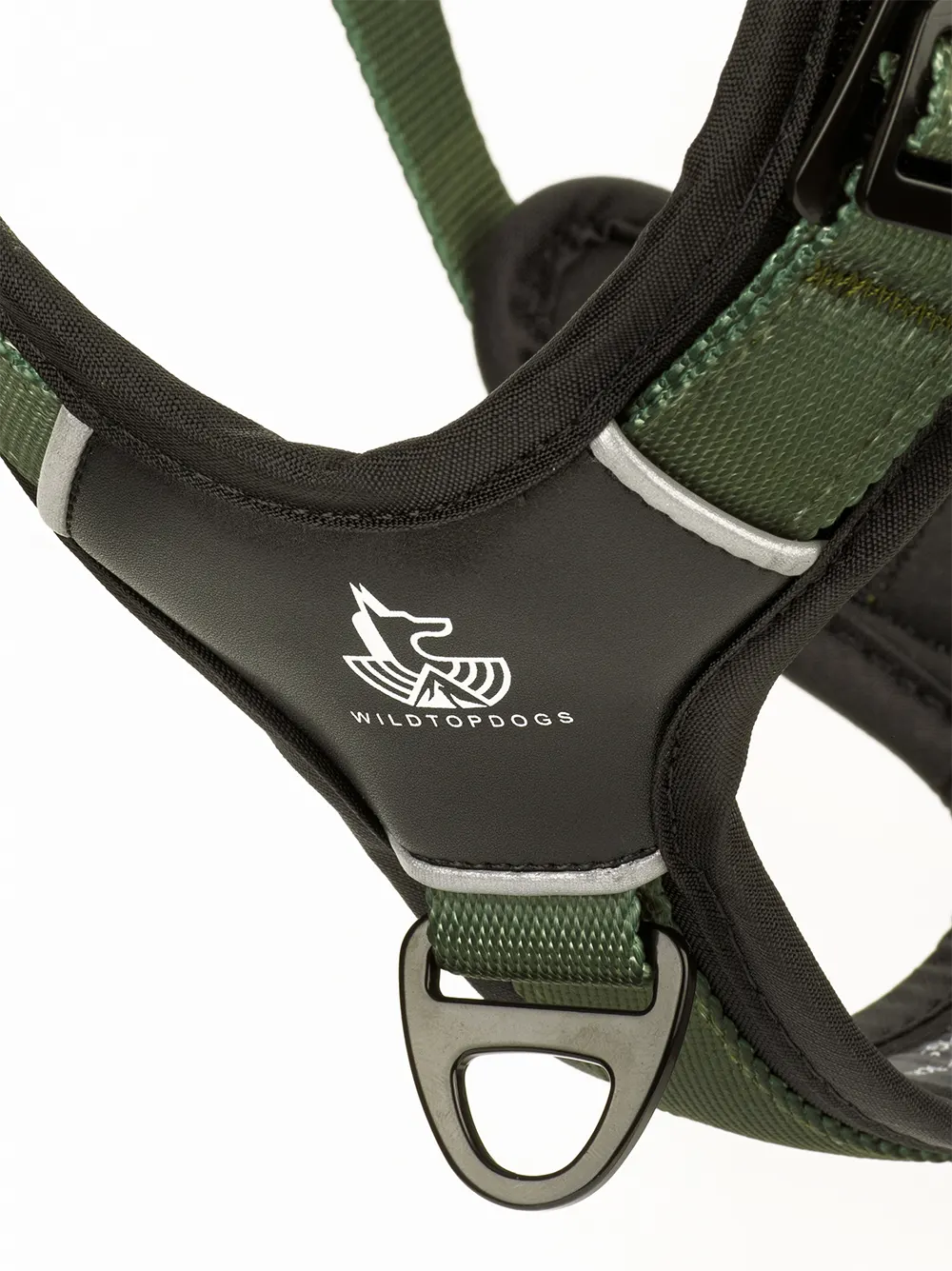 Arnés Frewild verde detalle 1 copia